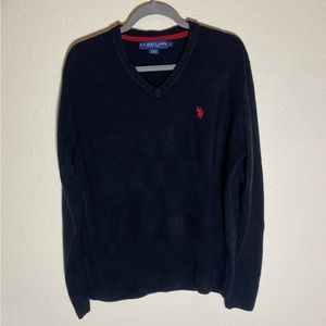 U.S. Polo Assn. Men's Navy Long Sleeve Sweater, Size L